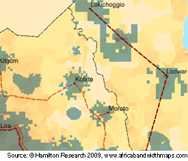 Detail - Extent of terrestrial transmission networks