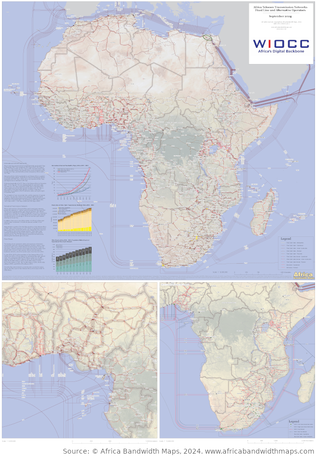 Africa Telecom Transmission Map