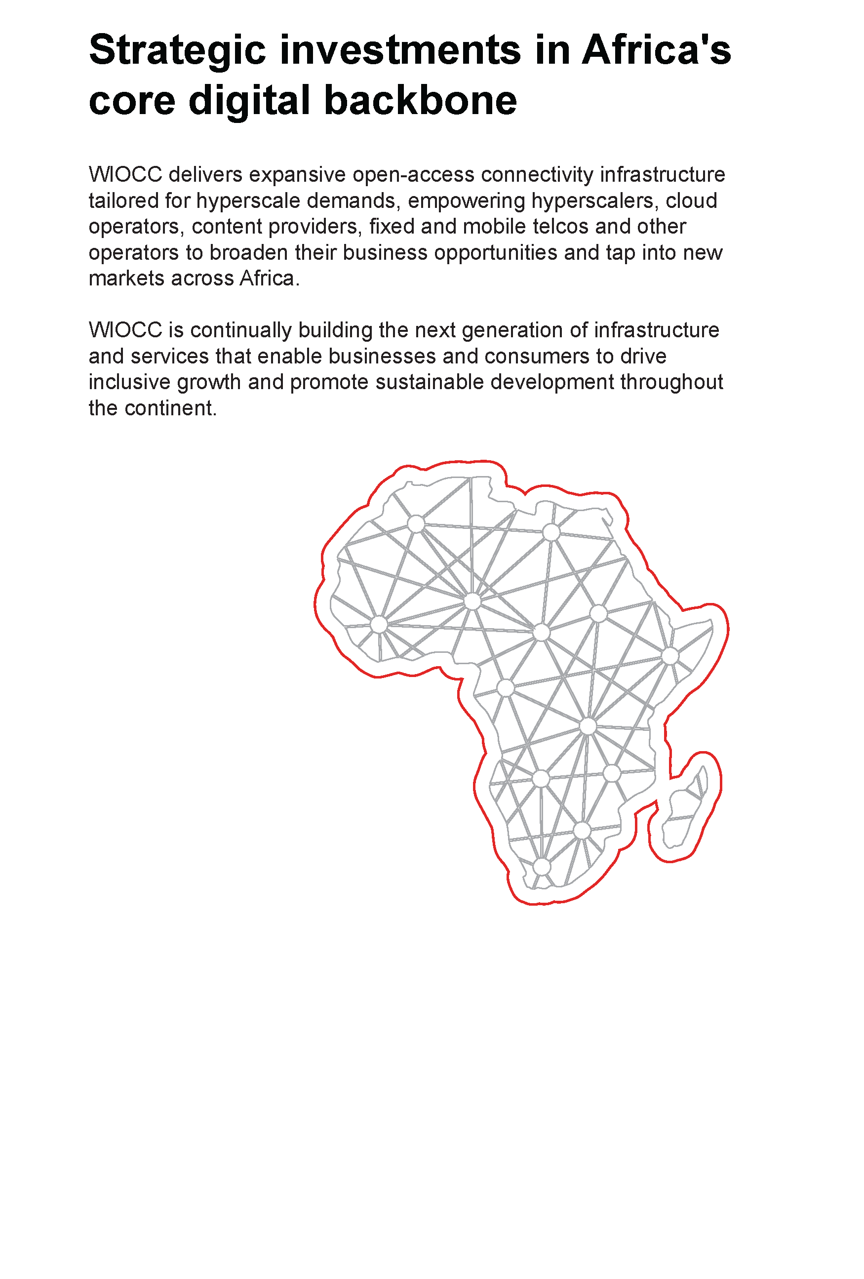 Africa Telecom Transmission Map